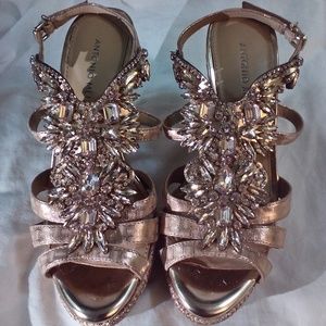 Rose Gold Antonio Melani Wedges